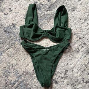 Pacsun Bikini Set Green